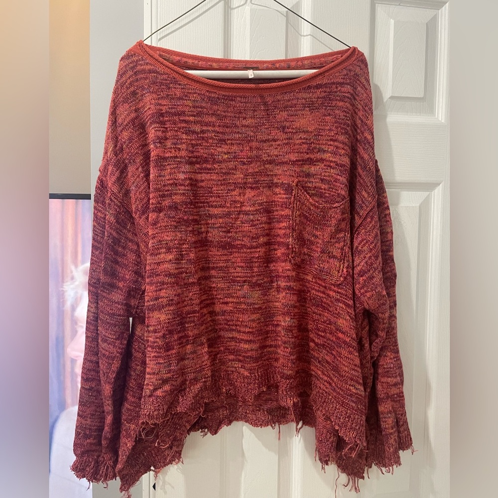 Free People Fall Multicolor Sweater